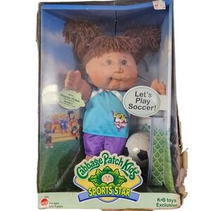 Cabbage Patch Kids‎ Sport Stars Minette Vivien Soccer Doll Without Box